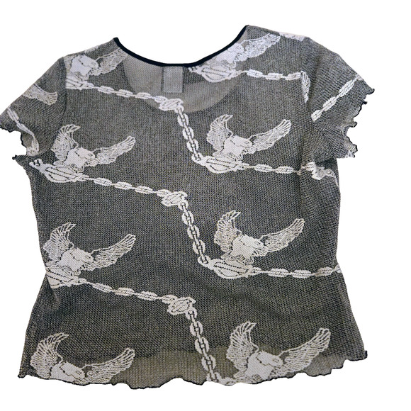 Harley-Davidson women's Crop mesh top with logo L casual - Picture 15 of 16